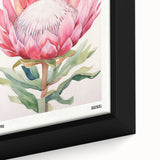 Be Kind Floral Art – Vibrant Electric Motivational Wall Art Canvas Print