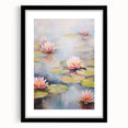 Tranquil Electric Lotus Pond Art – Modern Electric Wall Art Canvas