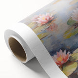 Tranquil Electric Lotus Pond Art – Modern Electric Wall Art Canvas