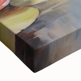 Tranquil Electric Lotus Pond Art – Modern Electric Wall Art Canvas