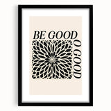 Bold Electric Be Good Art – Modern Electric Motivational Wall Art Canvas
