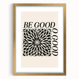 Bold Electric Be Good Art – Modern Electric Motivational Wall Art Canvas