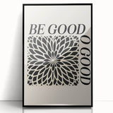 Bold Electric Be Good Art – Modern Electric Motivational Wall Art Canvas