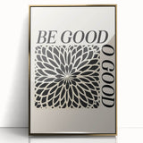 Bold Electric Be Good Art – Modern Electric Motivational Wall Art Canvas