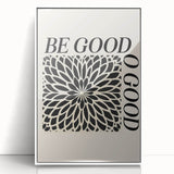 Bold Electric Be Good Art – Modern Electric Motivational Wall Art Canvas