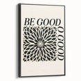 Bold Electric Be Good Art – Modern Electric Motivational Wall Art Canvas