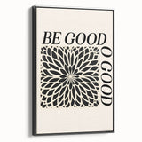 Bold Electric Be Good Art – Modern Electric Motivational Wall Art Canvas