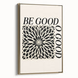 Bold Electric Be Good Art – Modern Electric Motivational Wall Art Canvas