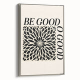 Bold Electric Be Good Art – Modern Electric Motivational Wall Art Canvas