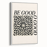 Bold Electric Be Good Art – Modern Electric Motivational Wall Art Canvas