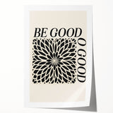 Bold Electric Be Good Art – Modern Electric Motivational Wall Art Canvas