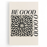 Bold Electric Be Good Art – Modern Electric Motivational Wall Art Canvas