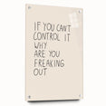 Minimalist Electric Control Quote Art – Modern Electric Wall Art Canvas