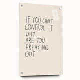Minimalist Electric Control Quote Art – Modern Electric Wall Art Canvas