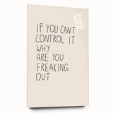 Minimalist Electric Control Quote Art – Modern Electric Wall Art Canvas