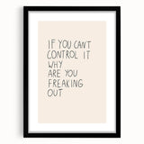 Minimalist Electric Control Quote Art – Modern Electric Wall Art Canvas