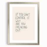 Minimalist Electric Control Quote Art – Modern Electric Wall Art Canvas