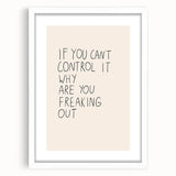 Minimalist Electric Control Quote Art – Modern Electric Wall Art Canvas