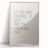Minimalist Electric Control Quote Art – Modern Electric Wall Art Canvas