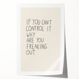 Minimalist Electric Control Quote Art – Modern Electric Wall Art Canvas