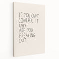 Minimalist Electric Control Quote Art – Modern Electric Wall Art Canvas