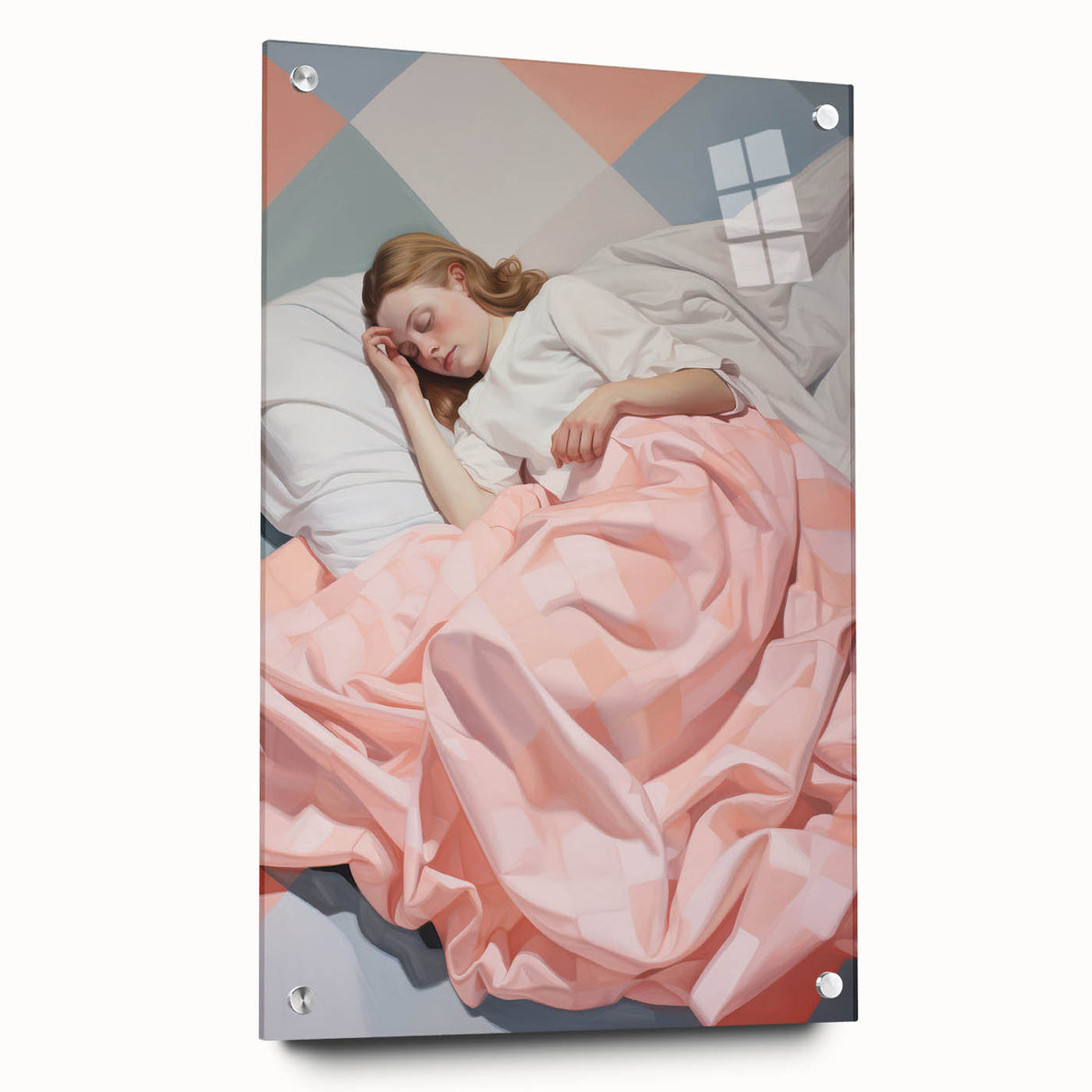 Peaceful Sleep Electric Art – Modern Electric Wall Art Canvas Print