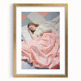 Peaceful Sleep Electric Art – Modern Electric Wall Art Canvas Print