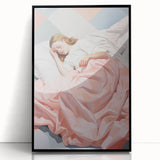 Peaceful Sleep Electric Art – Modern Electric Wall Art Canvas Print