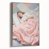 Peaceful Sleep Electric Art – Modern Electric Wall Art Canvas Print