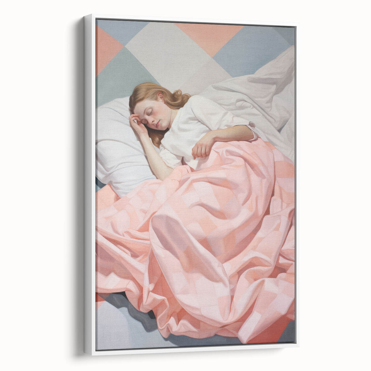 Peaceful Sleep Electric Art – Modern Electric Wall Art Canvas Print