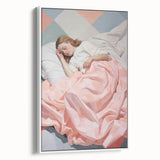 Peaceful Sleep Electric Art – Modern Electric Wall Art Canvas Print