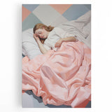 Peaceful Sleep Electric Art – Modern Electric Wall Art Canvas Print
