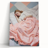 Peaceful Sleep Electric Art – Modern Electric Wall Art Canvas Print