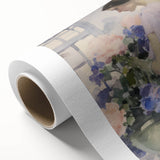 Elegant Woman with Flowers – Modern Electric Wall Art Canvas Print