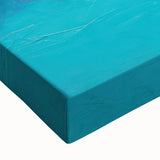 Abstract Electric Pink and Turquoise Canvas - Vibrant Modern Wall Art