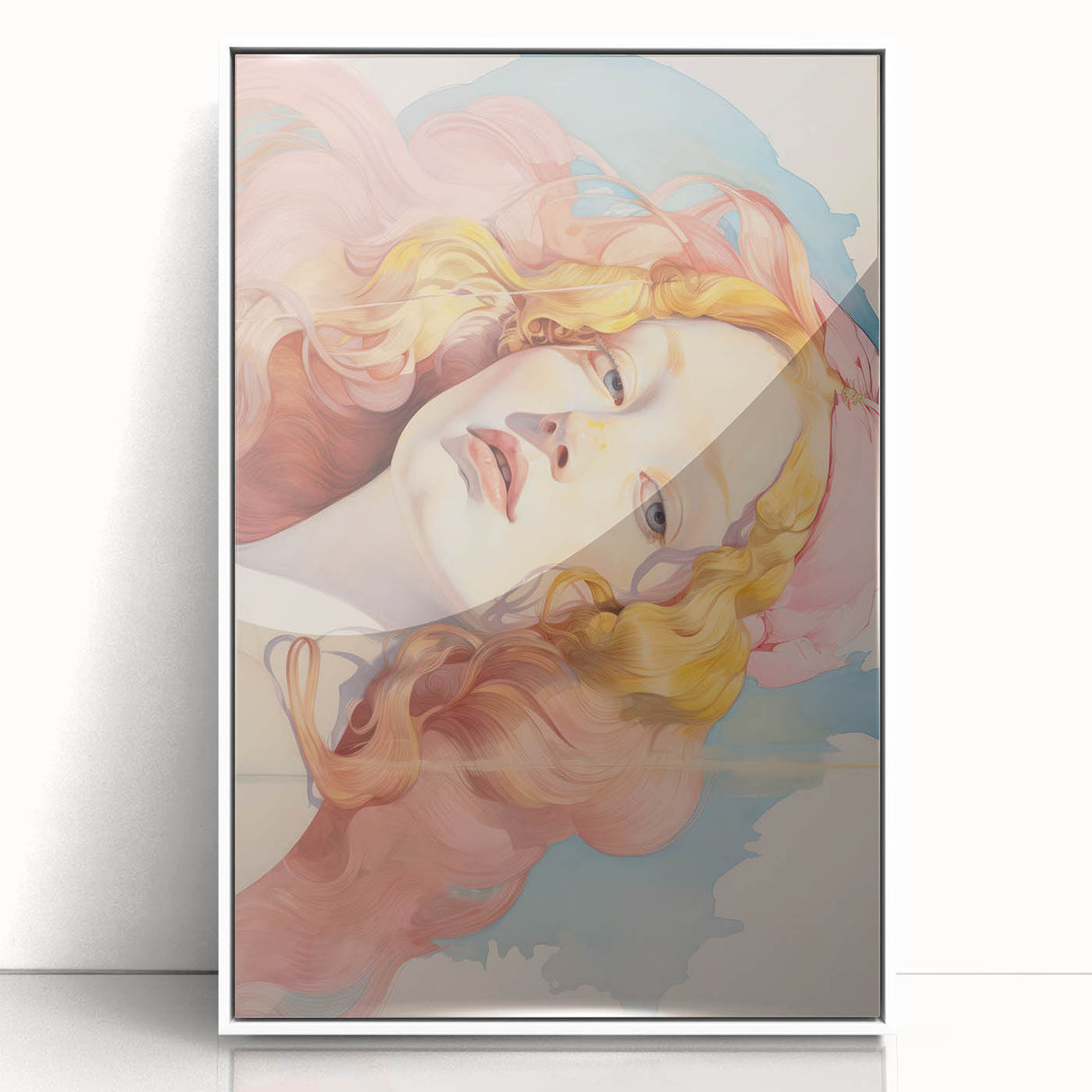 Electric Wall Art: Vibrant Abstract Electric Painting for Modern Décor