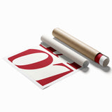 Electric Wall Art: Bold LOVE Typography in Vibrant Red for Modern Decor