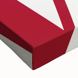 Electric Wall Art: Bold LOVE Typography in Vibrant Red for Modern Decor