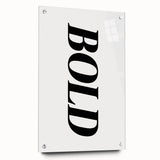 Electric Wall Art: Minimalist Bold Typography for Modern Interiors