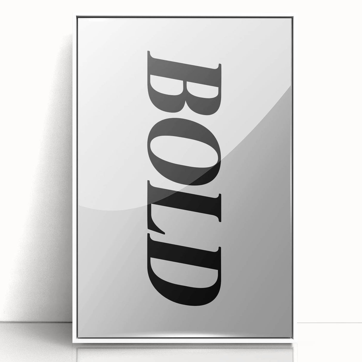 Electric Wall Art: Minimalist Bold Typography for Modern Interiors