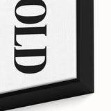 Electric Wall Art: Minimalist Bold Typography for Modern Interiors