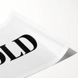 Electric Wall Art: Minimalist Bold Typography for Modern Interiors