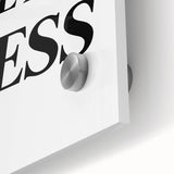 Electric Wall Art: Bold 'Love the Process' Typography for Modern Spaces