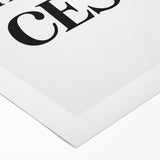 Electric Wall Art: Bold 'Love the Process' Typography for Modern Spaces