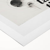 Electric Wall Art: Good Things Take Time Typography with Abstract Design