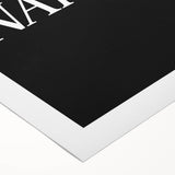 Electric Wall Art: Bold 'Get Naked' Typography for Modern Spaces