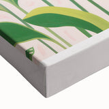 Abstract Electric Tulips Canvas - Modern Floral Vibrant Wall Art Decor