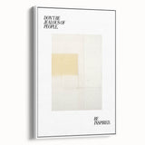 Electric Wall Art: Motivational 'Be Inspired' Typography with Abstract Art