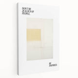 Electric Wall Art: Motivational 'Be Inspired' Typography with Abstract Art