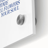 Electric Wall Art: 'Feel Your Soul' Motivational Typography Print